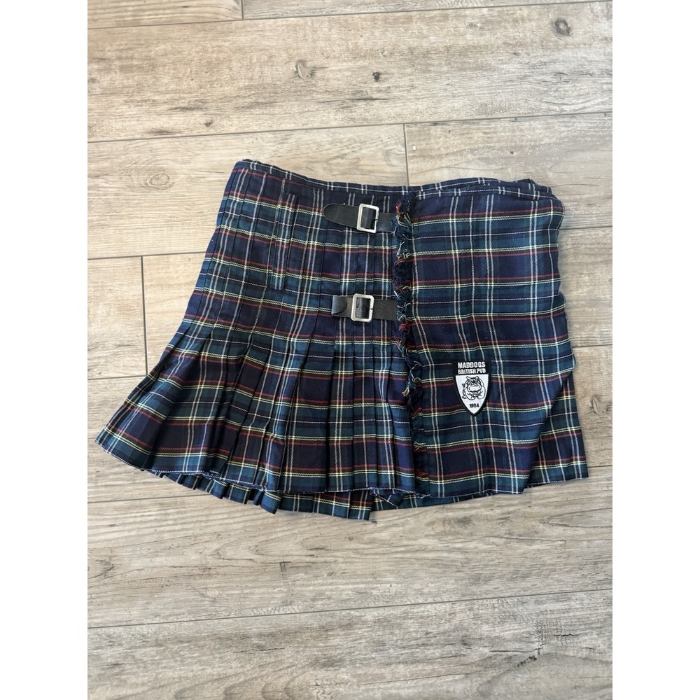 Maddogs British Pub Men's Kilt Navy Green Size MEDIUM Scottish German Wurstfest